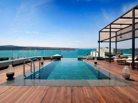 Indoor pool, seasonal outdoor pool, cabanas (surcharge), pool umbrellas