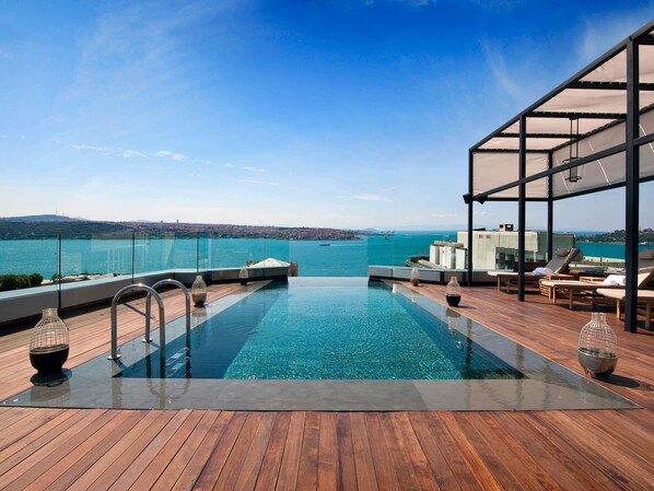 Indoor pool, seasonal outdoor pool, cabanas (surcharge), pool umbrellas