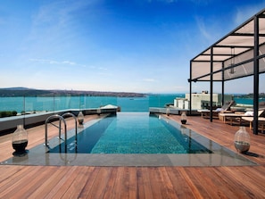 Indoor pool, seasonal outdoor pool, cabanas (surcharge), pool umbrellas