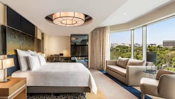 Swiss, Chambre Exécutive, 1 très grand lit, vue jardin, en angle