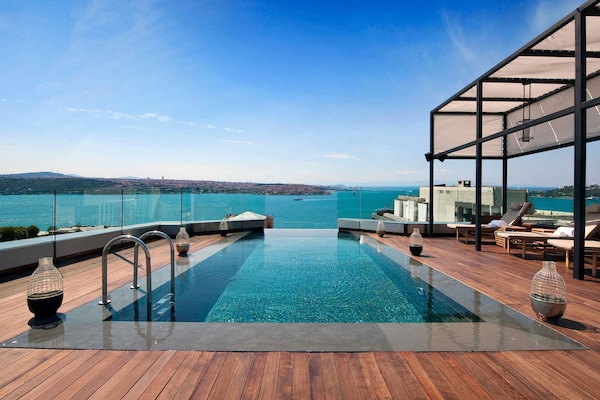 Indoor pool, seasonal outdoor pool, pool cabanas (surcharge)