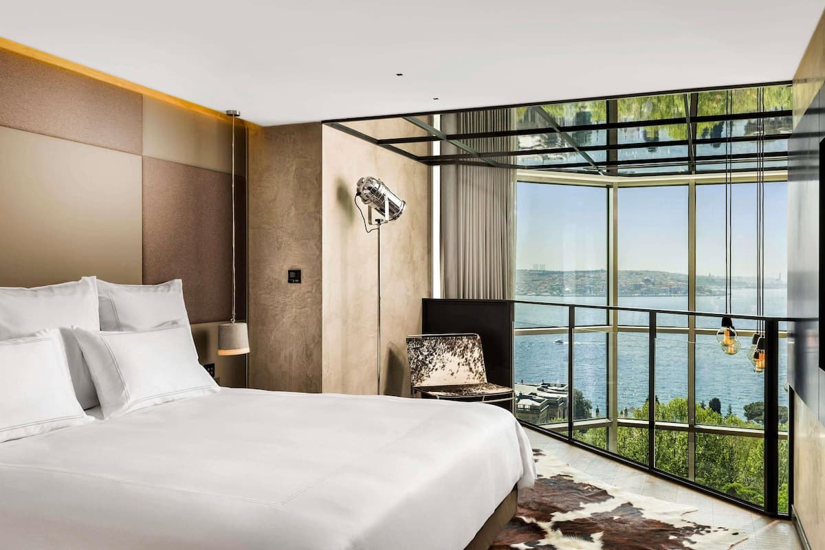 Loft Prestigio, 1 cama matrimonial, en esquina | Ropa de cama hipoalergénica y minibar