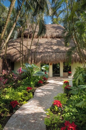 พื้นที่ทรีทเมนท์กลางแจ้ง, ทรีทเมนท์ดูแลผิว, วารีบำบัด, อโรมาเธอราพี