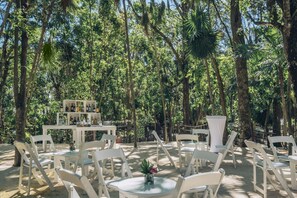 Área de bodas al aire libre