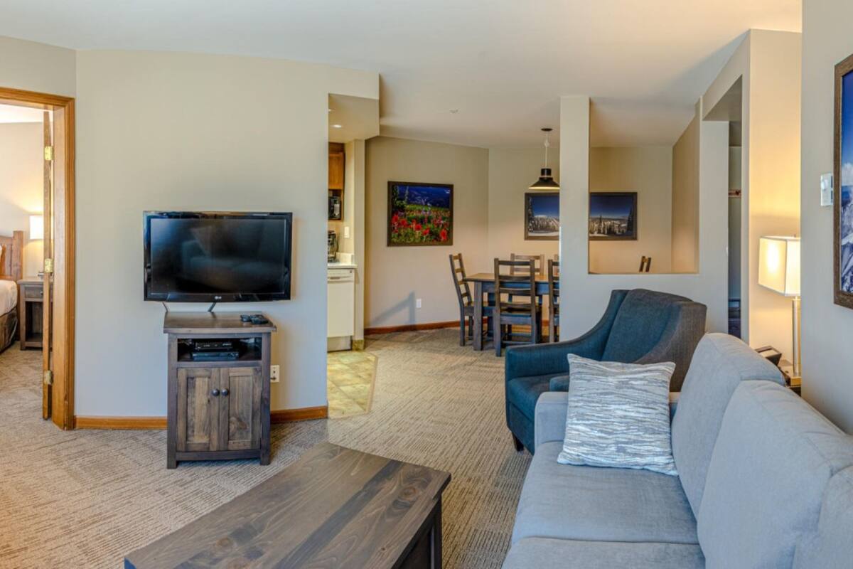 Apartment, 2 Bedrooms | Living area | Flat-screen TV, DVD player