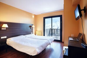 Luxe beddengoed, een minibar, een kluis op de kamer, gratis babybedden