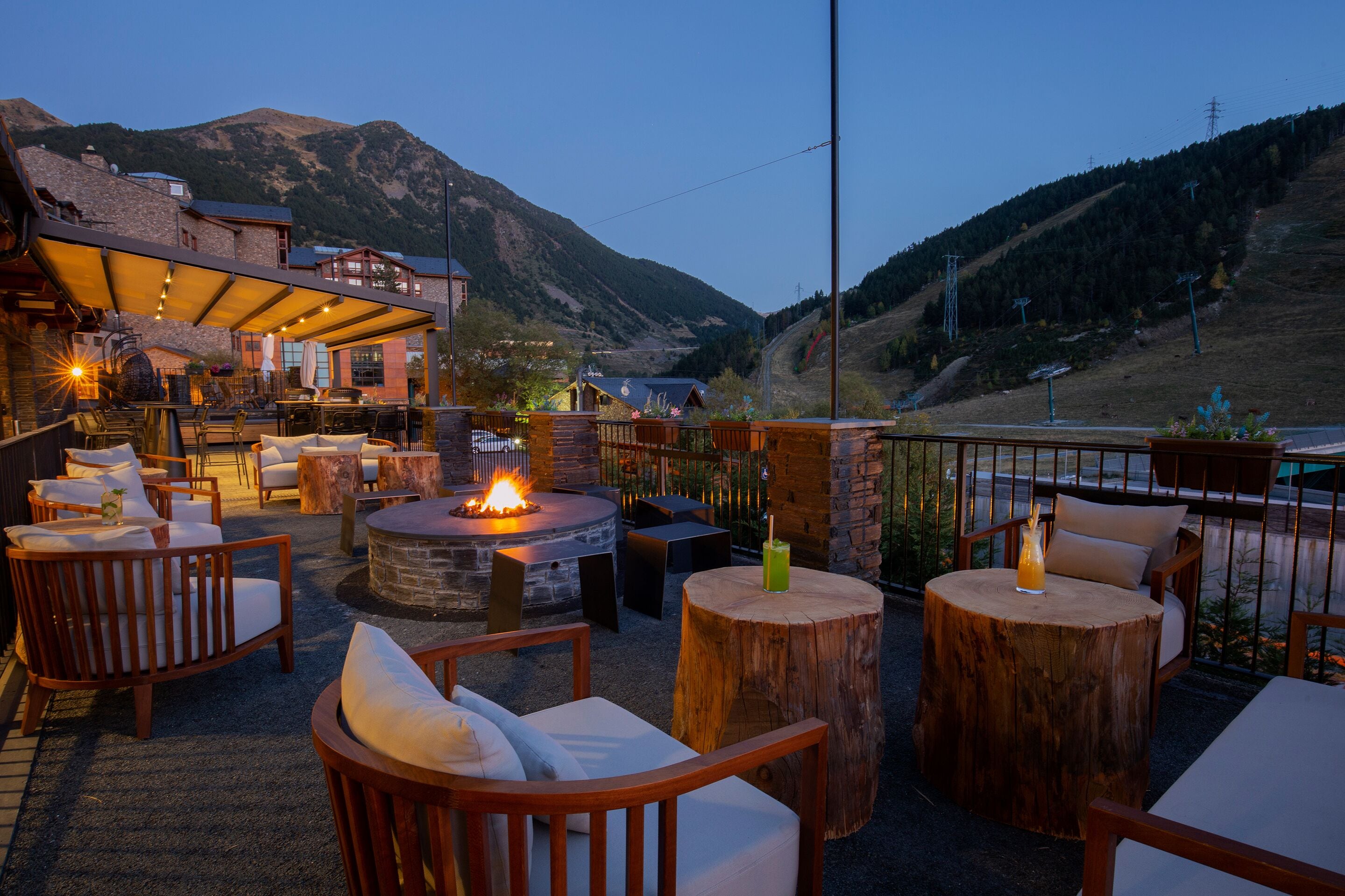 Vue depuis l’hébergement