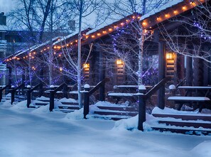 Front of property - evening/night