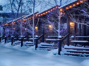 Front of property - evening/night