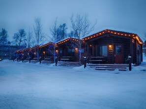 Front of property – evening/night