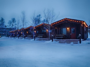 Front of property – evening/night