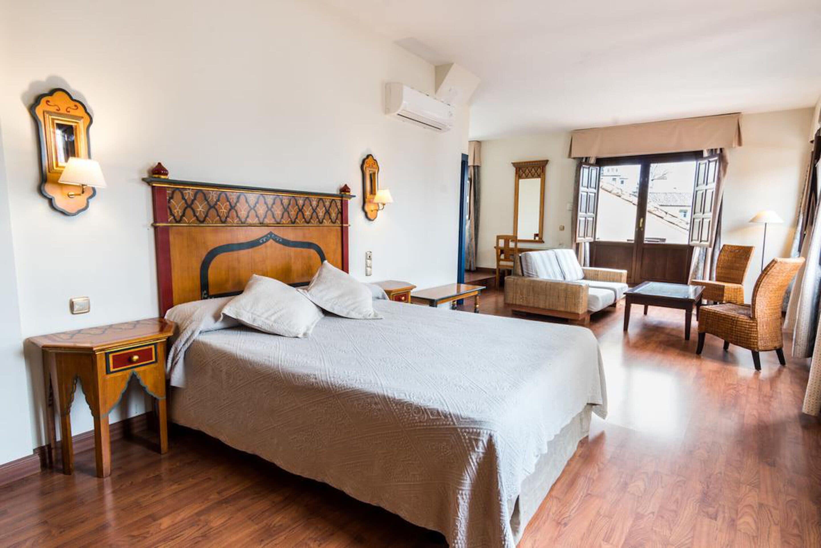 superior quadruple room (exterior) | 1 bedroom, in-room safe, desk, laptop workspace