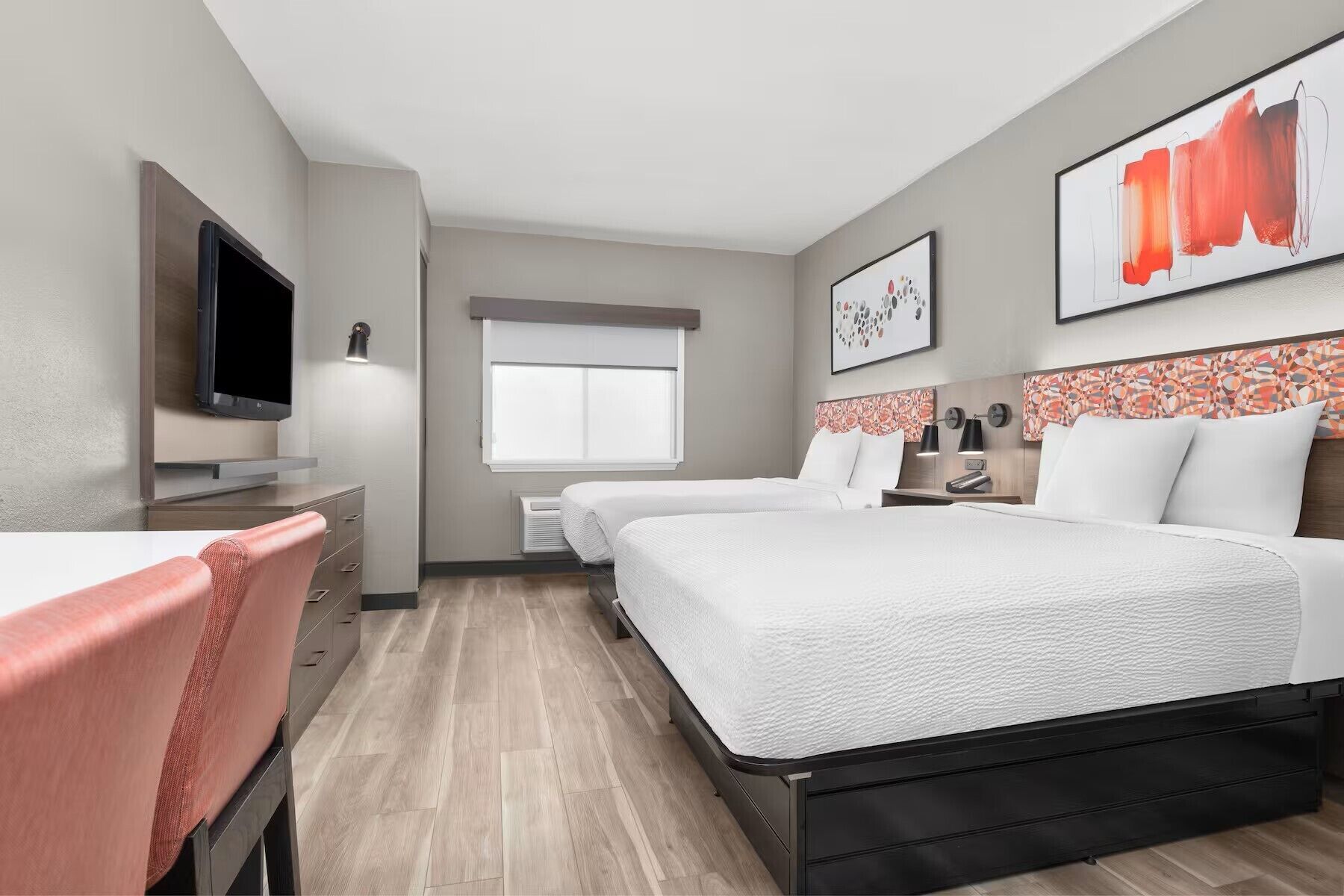 Standard Studio, 2 Queen Beds, Non Smoking | Desk, laptop workspace, iron/ironing board, free WiFi