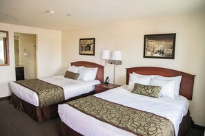 Standard Room, 2 Queen Beds | Desk, blackout curtains, soundproofing, iron/ironing board