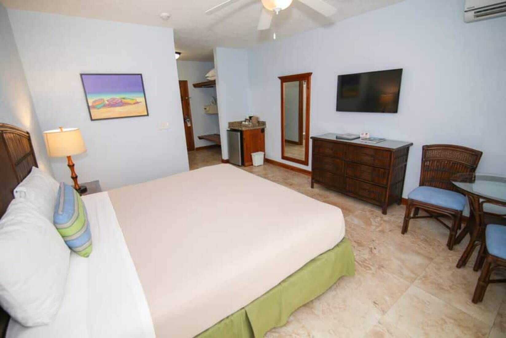 In-room safe, blackout drapes, iron/ironing board, bed sheets