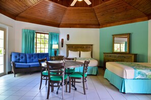 In-room safe, blackout drapes, iron/ironing board, bed sheets
