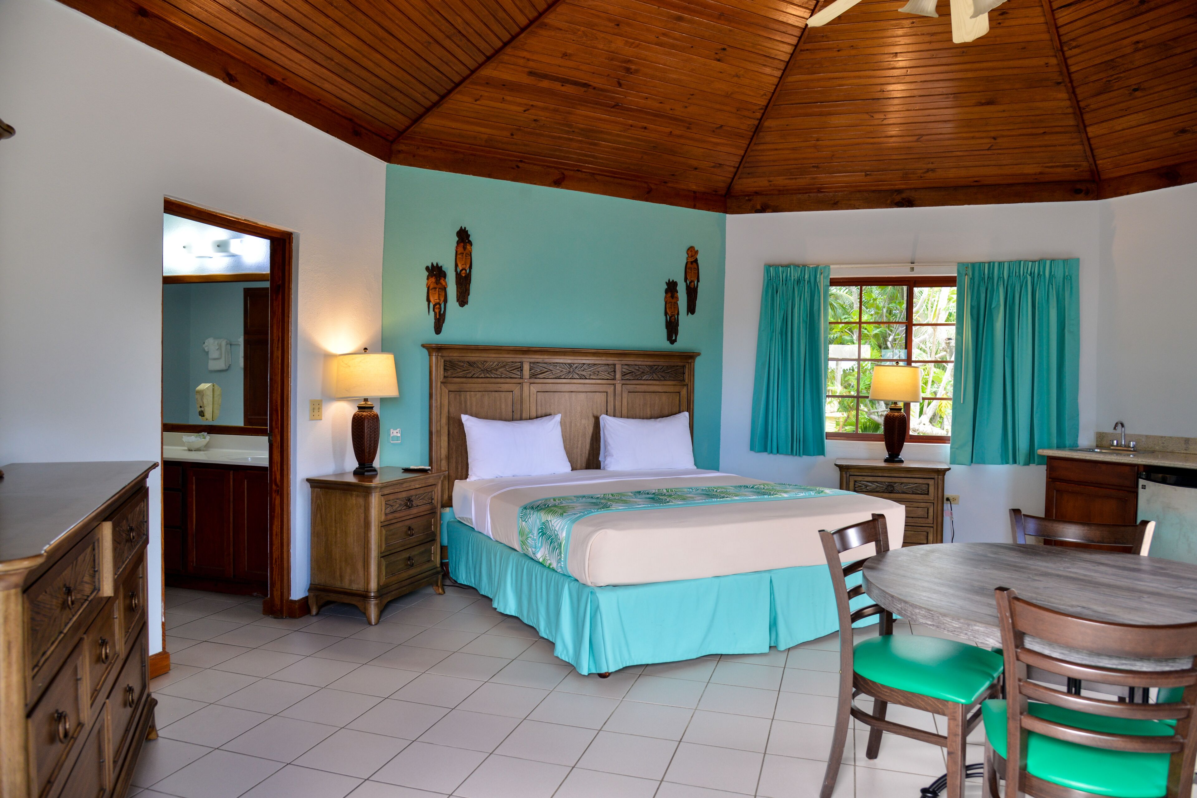 In-room safe, blackout drapes, iron/ironing board, bed sheets
