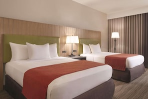 Chambre, 2 grands lits, non-fumeur | Literie de qualité, couette en duvet, lit avec matelas à plateau-coussin