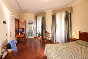Memory foam beds, minibar, in-room safe, desk