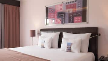 Premium bedding, minibar, in-room safe, desk