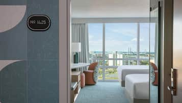 Rum - 2 queensize-sängar (View) | Utsikt mot staden