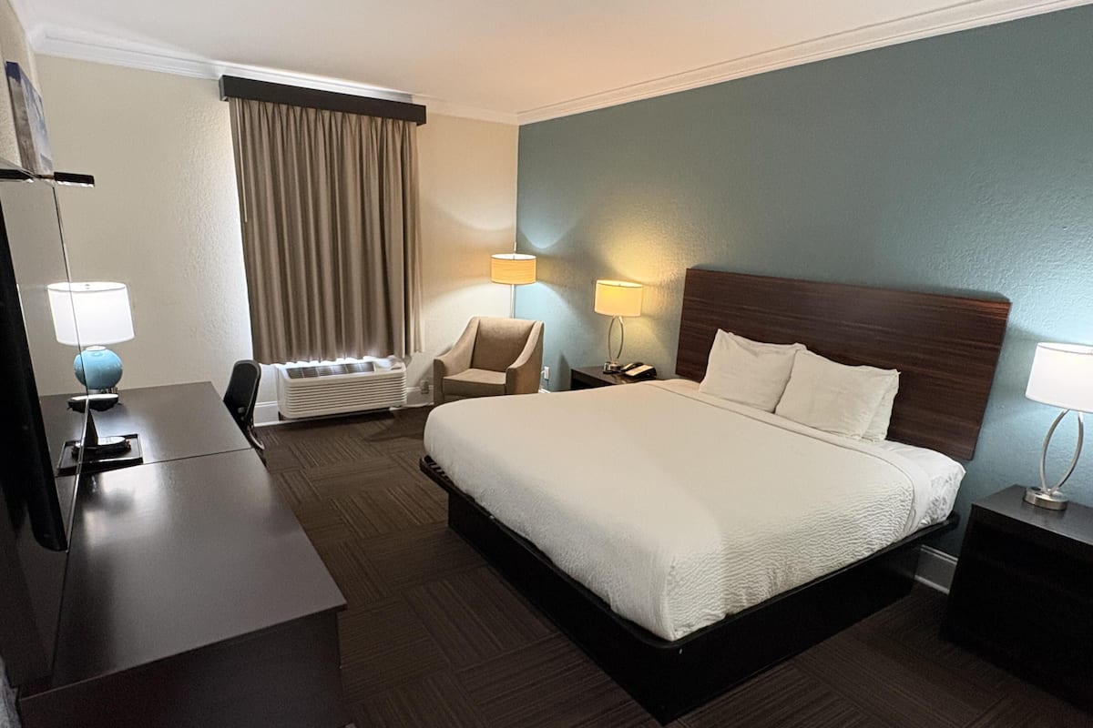 Habitación estándar, 1 cama King size, para no fumadores | Escritorio y espacio para trabajar con laptop