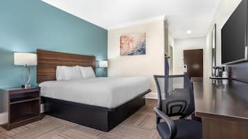 Standard Room, 1 King Bed, Accessible, Bathtub | Desk, laptop workspace, iron/ironing board, free WiFi
