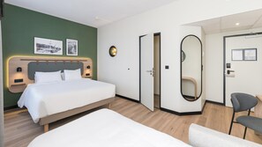 Premium bedding, desk, laptop workspace, blackout curtains - Campanile PRIME - Lyon Centre - Gare Perrache (Lyon)