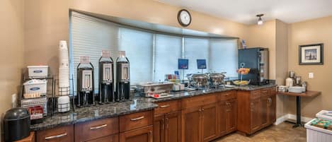 Free daily full breakfast