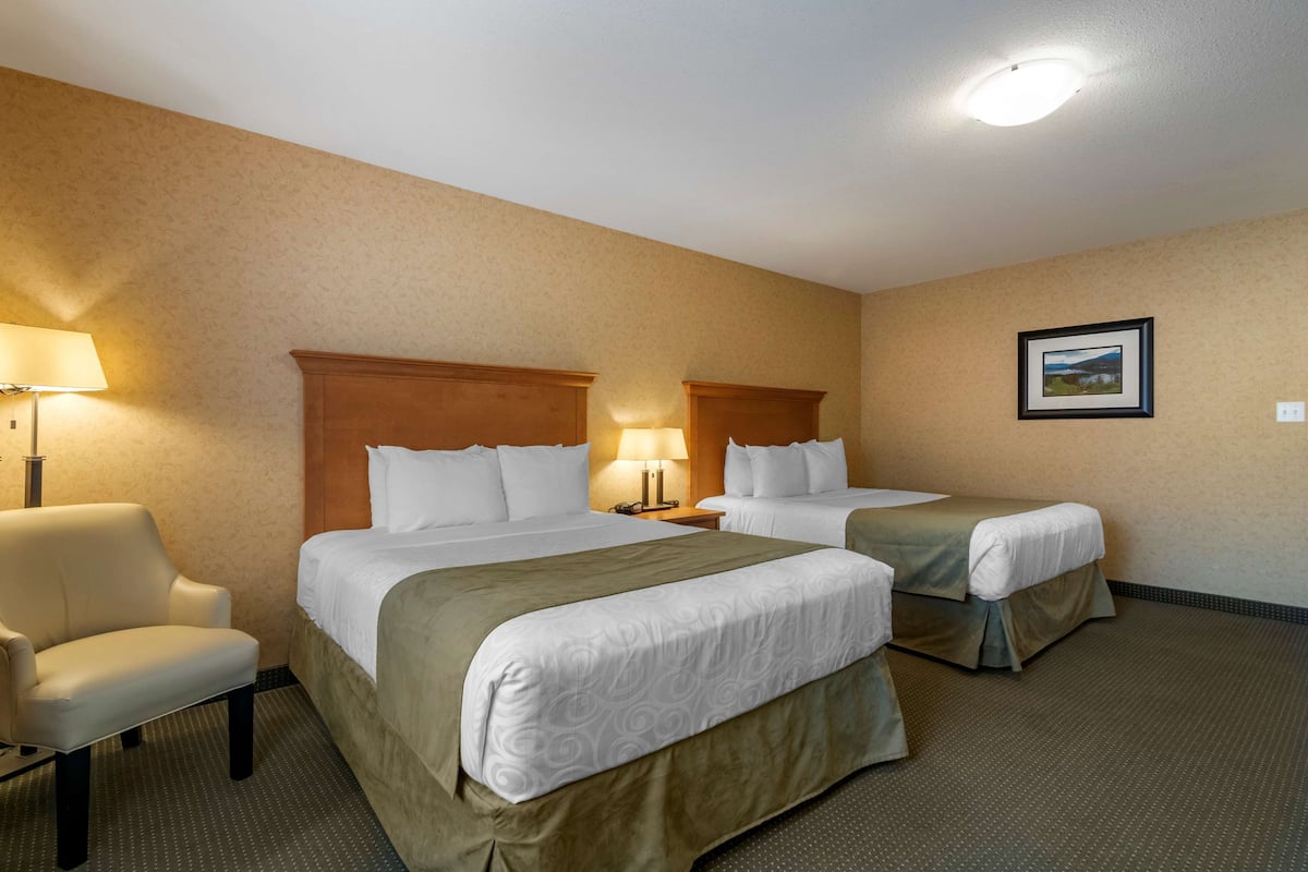 Family Suite, Multiple Beds, Non Smoking, Refrigerator & Microwave | Pillow-top beds, desk, blackout curtains, iron/ironing board