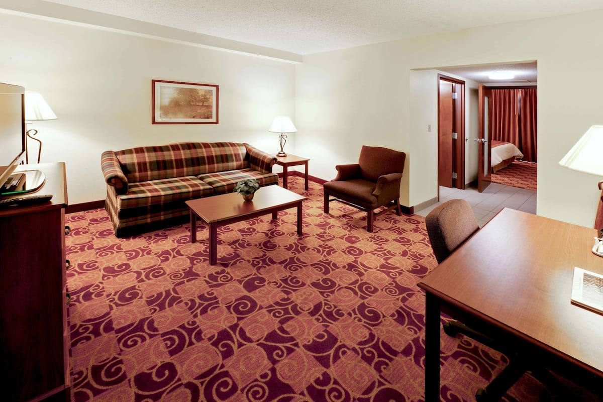 Executive-Suite, 1 King-Bett, Nichtraucher (One-Bedroom) | 1 Schlafzimmer, hochwertige Bettwaren, Pillowtop-Betten, Zimmersafe