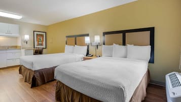 Desk, iron/ironing board, free WiFi, bed sheets