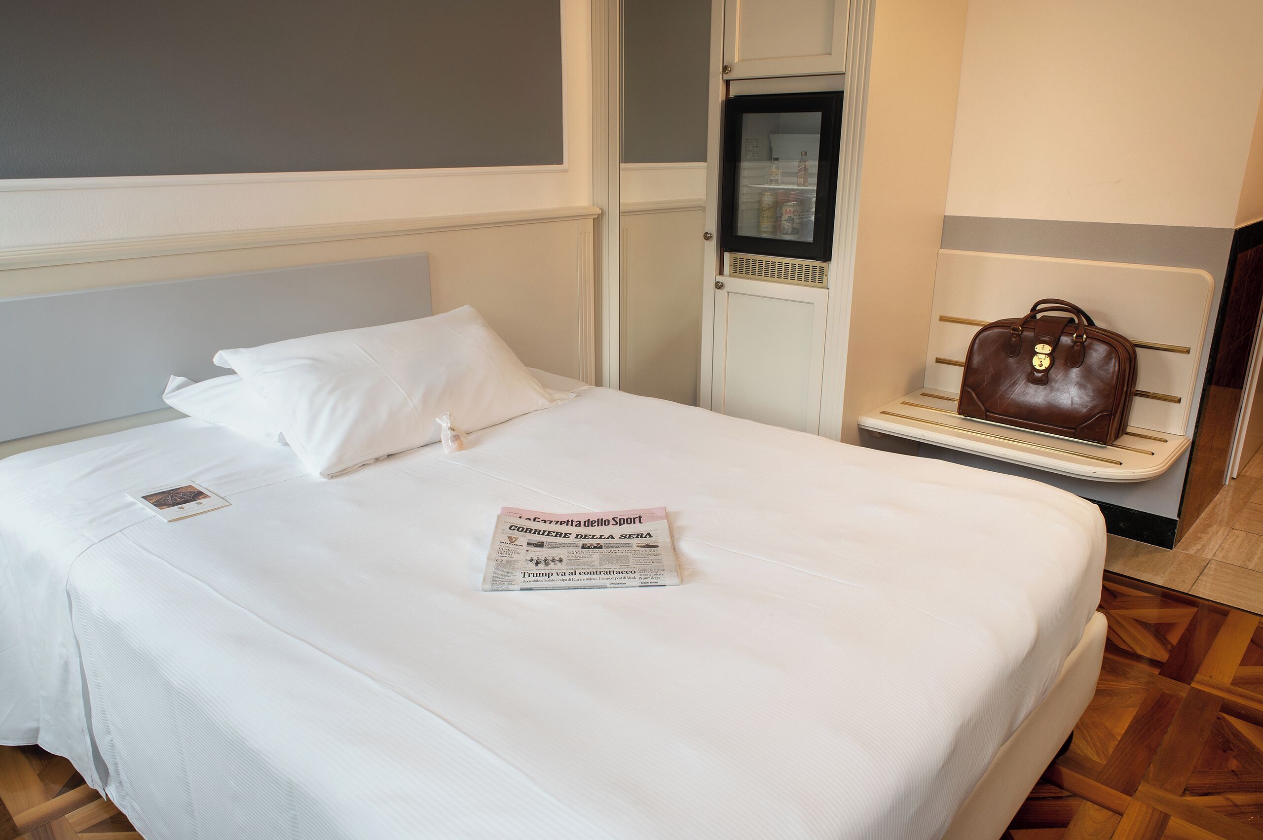 double room single use | hypo-allergenic bedding, minibar, in-room safe, desk