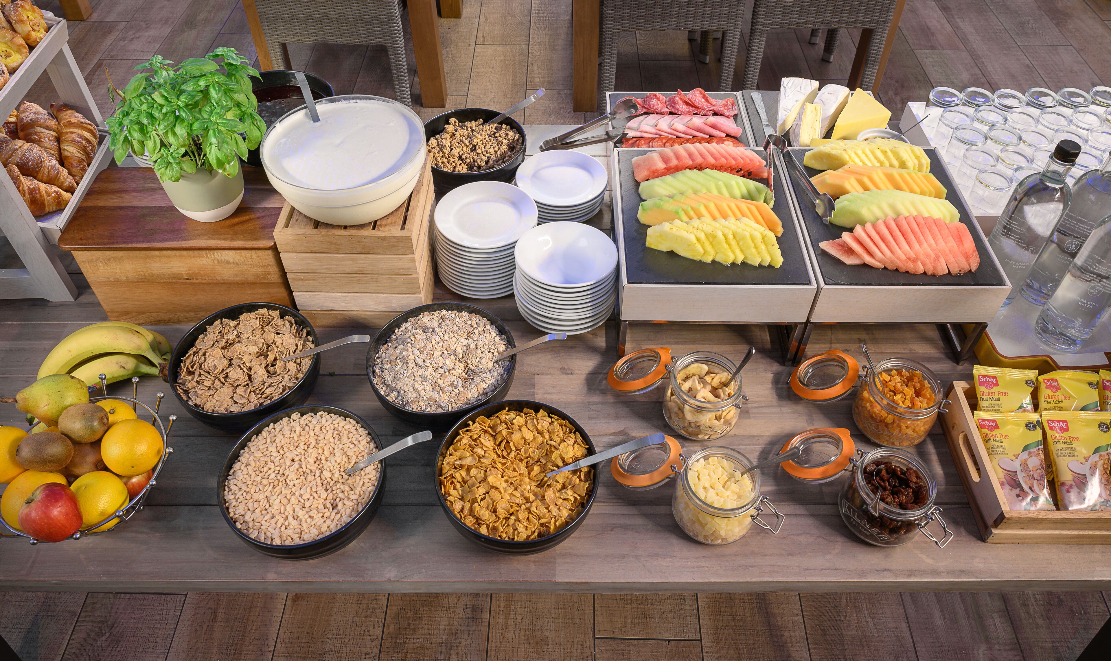 Komplet morgenmad hver dag (21.95 GBP pr. person)