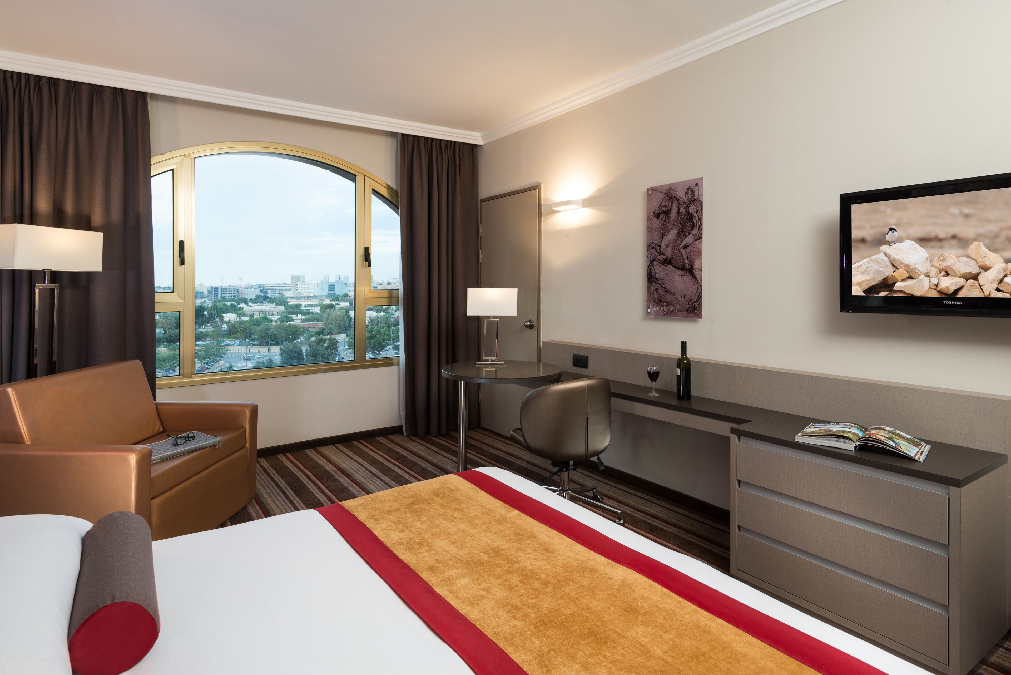 Minibar, in-room safe, desk, blackout drapes