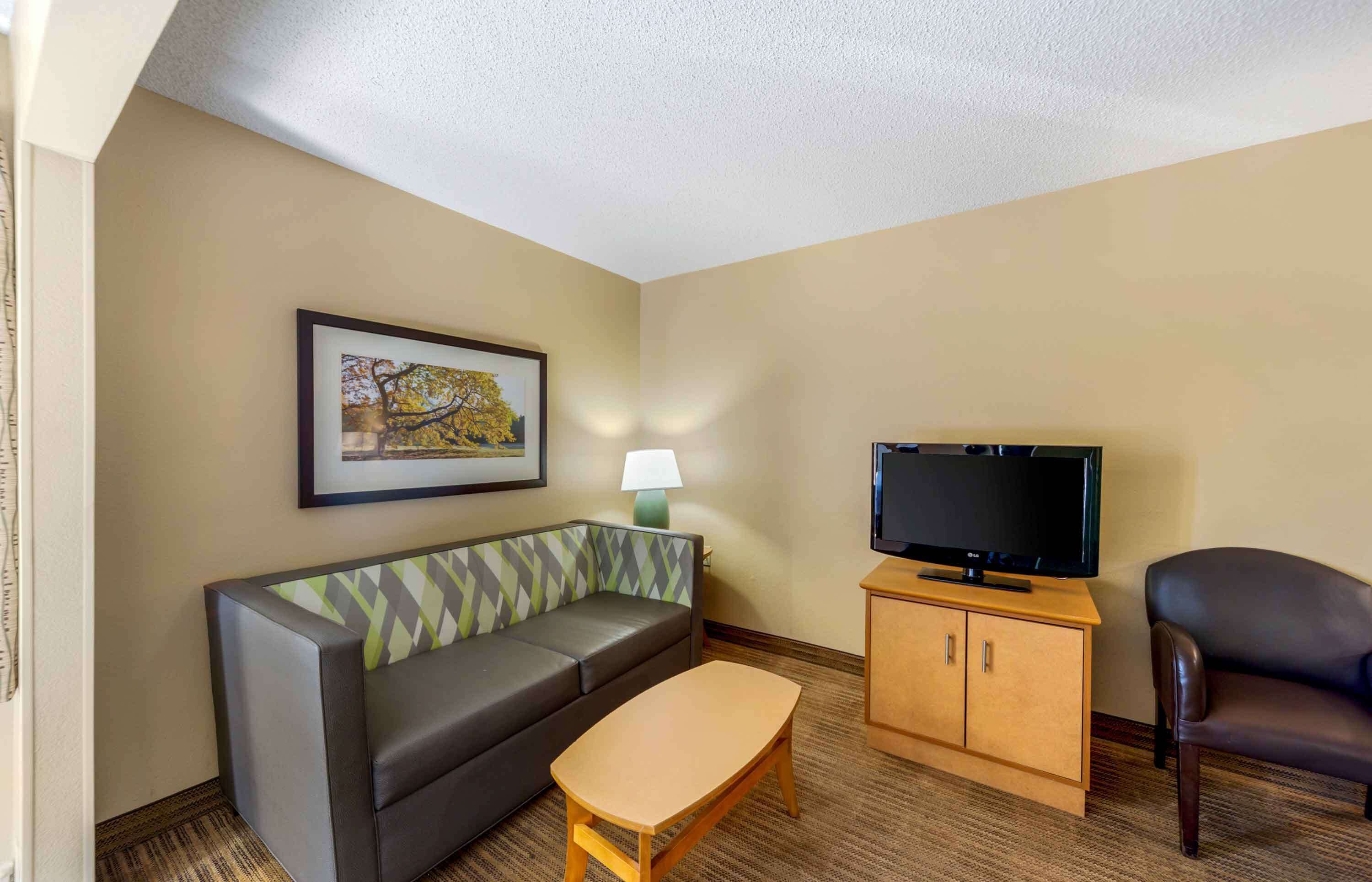 Deluxe Studio, 1 Queen Bed with Sofa bed, Non Smoking | Desk, blackout drapes, iron/ironing board, free WiFi