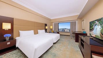 Deluxe Room, 2 Twin Beds | Premium bedding, minibar, in-room safe, desk
