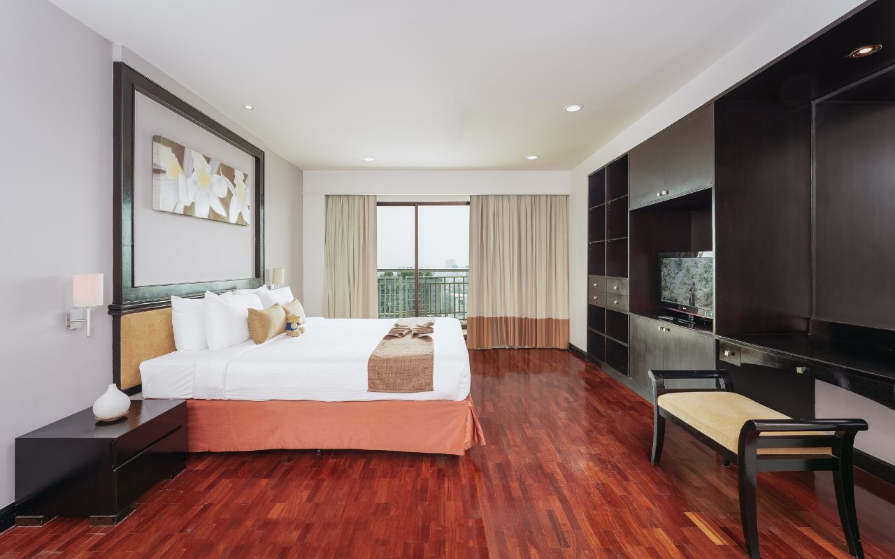 ห้องพรีเมียร์, 3 ห้องนอน | ตู้นิรภัยในห้องพัก, โต๊ะทำงาน, พื้นที่ทำงานแบบใช้แล็ปท็อป, ห้องเก็บเสียง