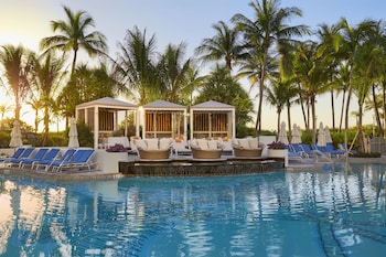 Outdoor pool, cabanas (surcharge), pool umbrellas at Loews Miami Beach Hotel – South Beach