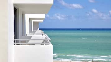 Vista a la playa o el mar