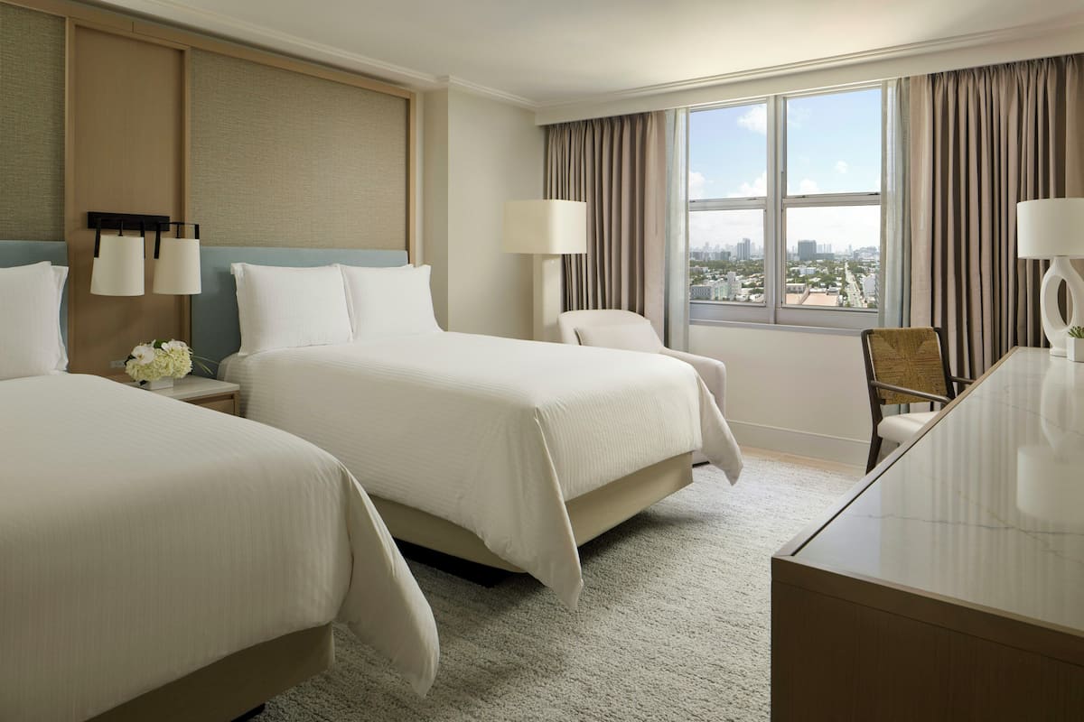 Room, 2 Double Beds, City View (City Skyline View)