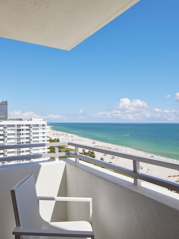 Suite, 1 King Bed, Balcony, Oceanfront | 1 bedroom, premium bedding, in-room safe, desk