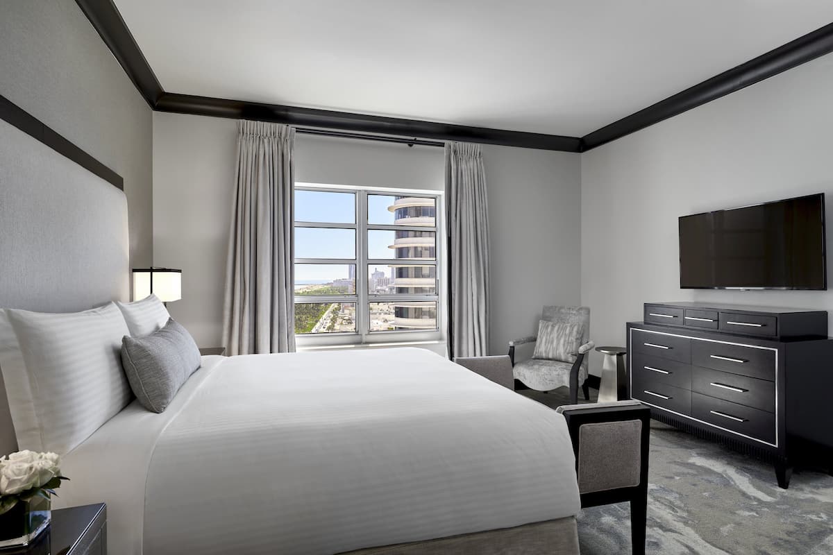 1 habitación y ropa de cama de alta calidad
