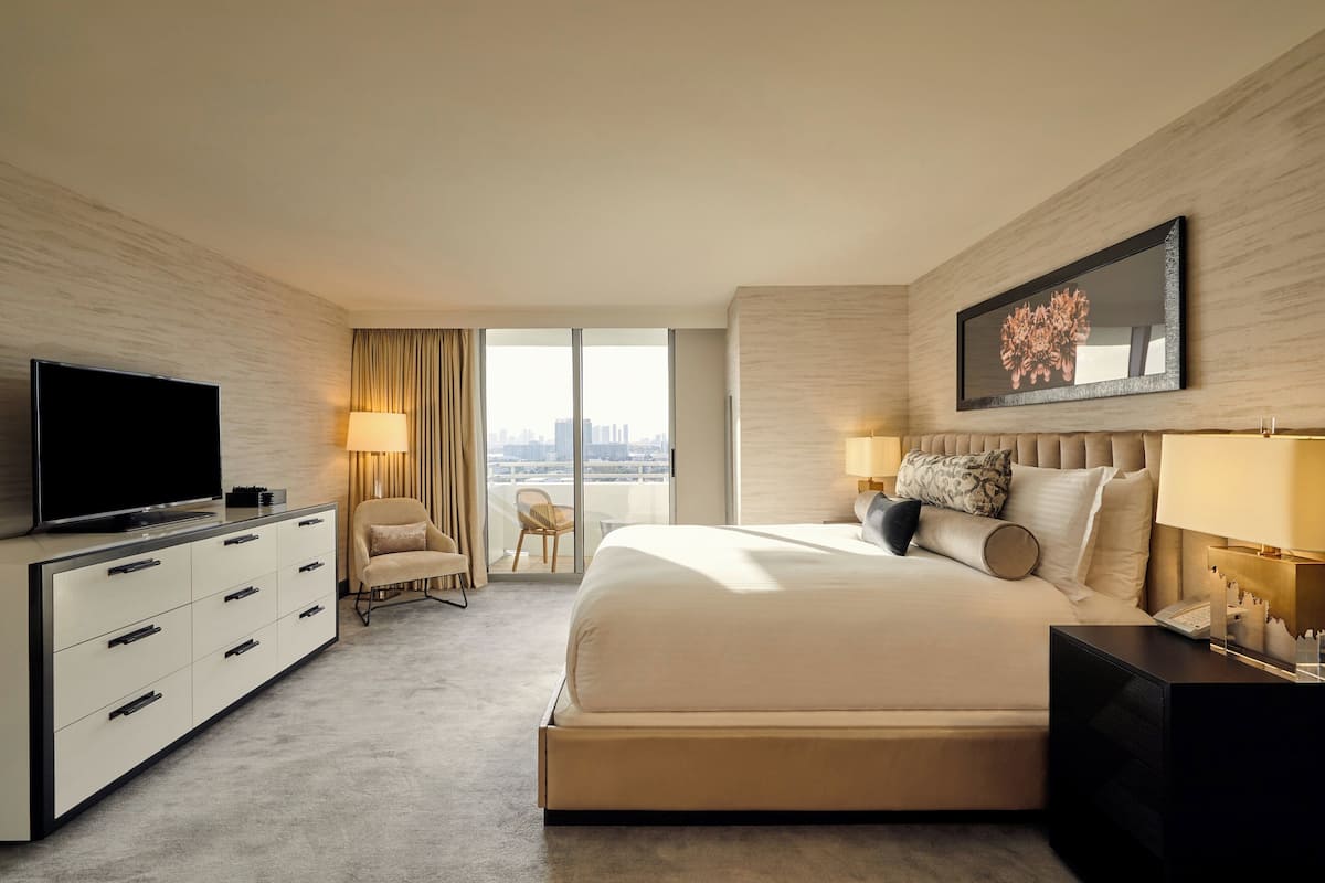 1 habitación y ropa de cama de alta calidad