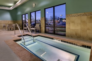 Indoor spa tub