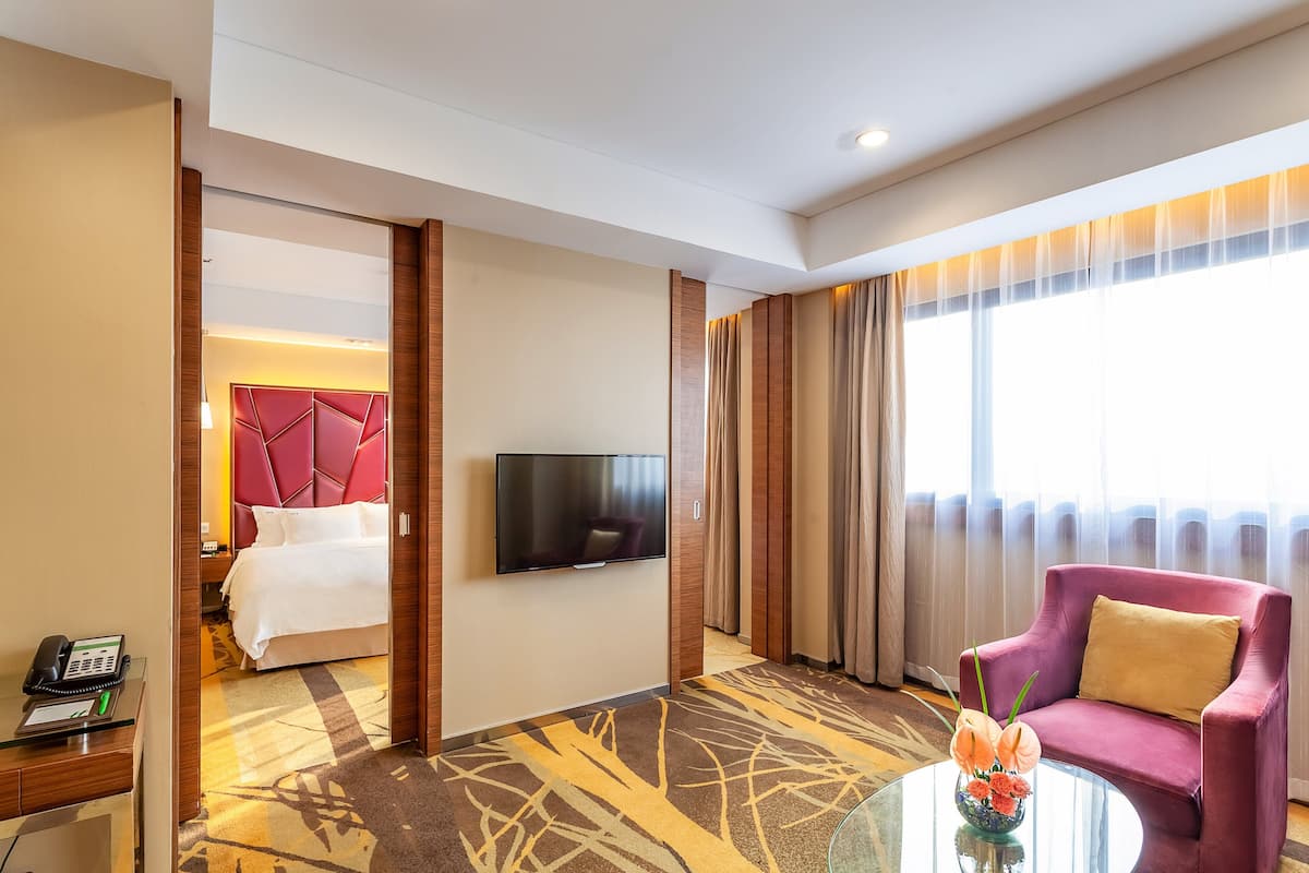 Minibar, in-room safe, desk, blackout drapes