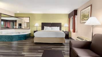 1 bedroom, blackout drapes, free WiFi, bed sheets