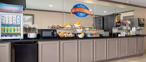 Petit déjeuner continental compris tous les jours