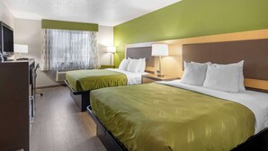 Peralatan tempat tidur premium, meja, langsir/tirai gelap terus 