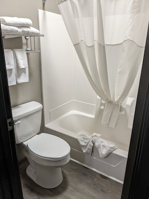 Duschwanne, Komfortbadewanne, Regendusche, kostenlose Toilettenartikel